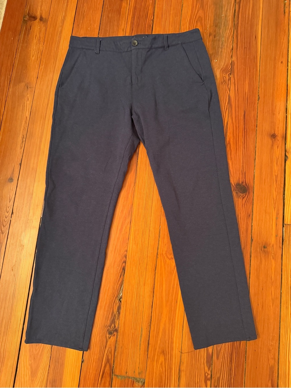 PAIGE Men's Navy Chino Pants - Classic Straight Fit